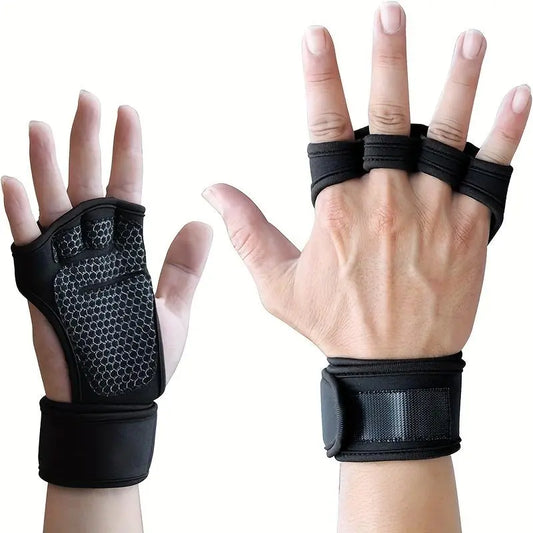 Professional Weight Lifting Training Gloves - Anti-Slip Strength Training Gloves for Men and Women - Essential Fitness and Workout Accessories
